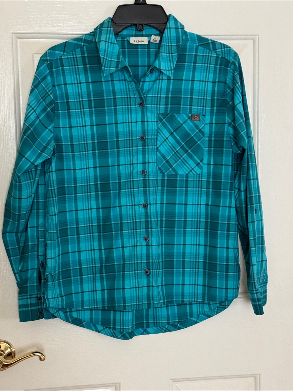 Ladies LL Bean explorer shirt. Size petite small